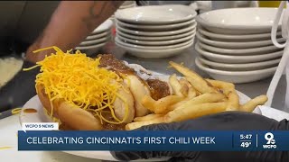 Celebrating Cincinnatis first chili week [upl. by Templia639]