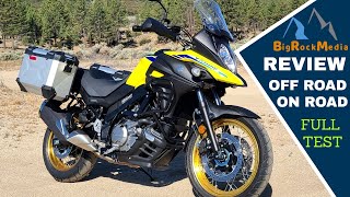 2021 Suzuki VStrom 650 Review  When Smaller is Better [upl. by Anuhsal]