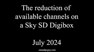 What UK TV Channels are left on an old Sky Digibox in July 2024 [upl. by Toland294]