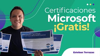 Como tener Certificaciones de Microsoft Gratis 2022 [upl. by Leeth611]