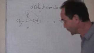 cours 1S  chimie  ch12 réaction de déshydratation des alcools [upl. by Lindberg279]