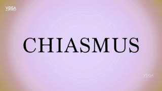 How To Pronounce Chiasmus [upl. by Nahshon]