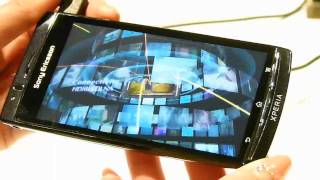 モバイルブラビアエンジン搭載の液晶で「Xperia arc」自身のPVを見る [upl. by Othello]