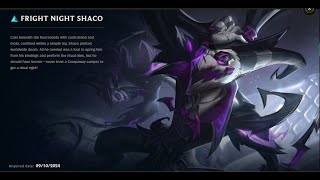 FRIGHT NIGHT SHACO SKIN SPOTLIGHT09132024 [upl. by Cilo]