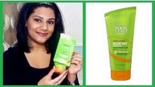 Garnier Fructis Sleek amp Shine Straightening Balm Review [upl. by Htebharas]