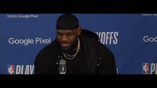 Lebron James press conference Denver Nuggets vs Lakers Game 1 quotDont have Doubtquot [upl. by Kimmy595]