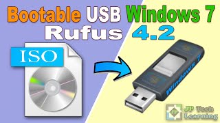 windows 7 iso file download and create bootable flash drive with rufus 42 hindi [upl. by Eylrac]