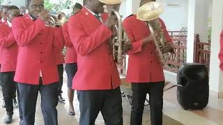 EASTER SUNDAYMOMBASA CENTRAL CITADEL BAND YESU ALIYESULIBIWA BRASS COVER [upl. by Burnside]