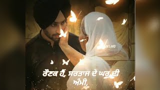 Duavaan kardi AMMI🥺Maa Satinder Sartaaj  Emotional Punjabi song Lyrical video  Whatsapp status [upl. by Liahus]