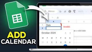 How to Add Date Calendar in Google Sheets [upl. by Florio]