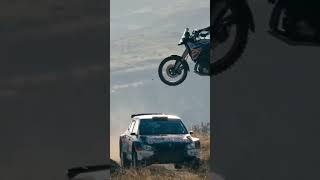 Bmw f900gs vs Rally car [upl. by Gail]