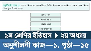 Class 9 Itihas o Samajik Biggan Chapter 2 Page 15  নবম শ্রেণির ইতিহাস ও সামাজিক বিজ্ঞান পৃষ্ঠা ১৫ [upl. by Sicard]