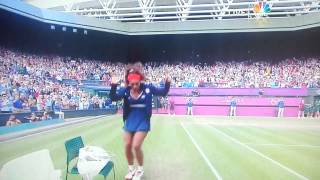 Serena Williams crip walking after winning Olympic Gold in London 2012 [upl. by Padegs292]