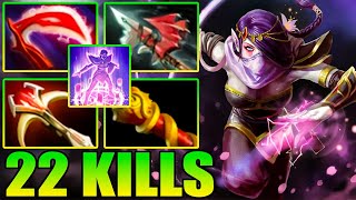 22 Kills TA  Templar Assassin Dota 2 New Safelane Meta 735 Guide Carry Pro Gameplay Item Build [upl. by Meece]