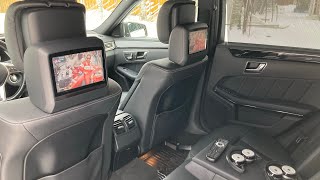 Mercedes W212  Rear Screen Chromecast Install [upl. by Sudoeht]