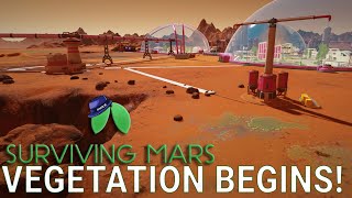 PLANTING SEEDS ON MARS  Surviving Mars Green Planet DLC Gameplay  Part 05  Lets Play [upl. by Kerstin206]