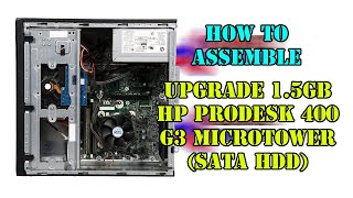 Upgrade 15TB HP Prodesk 400 G3 Microtower SATA HDD [upl. by Analah]