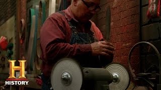 Forged in Fire Ray Finishes Early S1 E8  History [upl. by Muscolo]