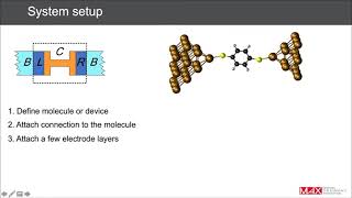 MAX Webinar 2020  TranSIESTA overview system setup [upl. by Ielhsa]