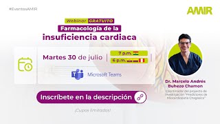 Webinar Farmacología de la Insuficiencia Cardíaca💊 [upl. by Weixel66]