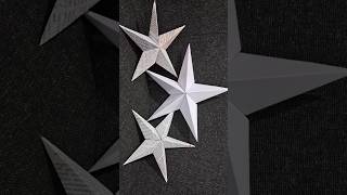 3D christmas star christmasornament christmasstar christmastree paperstars christmasdecoration [upl. by Semmes]