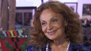 Diane von Furstenberg talks love career and family [upl. by Aidnahs427]