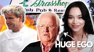 Dana Reacts to Kitchen Nightmares quotGORDON RAMSAY visits THE GRASSHOPPERquot [upl. by Lasky]