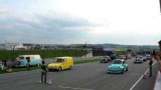 VW Fridolin vs VW Käfer  Käfertreffen Chemnitz 2009 14 Meile Sachsenring [upl. by Yecaj678]