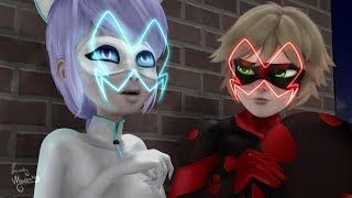 Lady Blanc and Mr Anti Bug  Miraculous LadyBug SpeedEdit [upl. by Kettie]