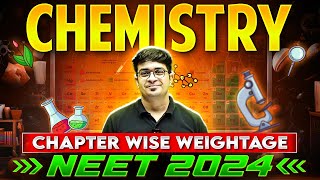 NEET 2024 Chemistry Chapter Wise Weightage and Priority List 🔥 [upl. by Nnylatsirk653]