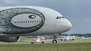 Aborted A380 takeoff at Birmingham Airport and the disruption that followed 😁 See description [upl. by Dhar]