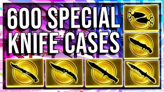 OPENING 100 OF EVERY SPECIAL CASE 600 CASE OPENING [upl. by Adiel]