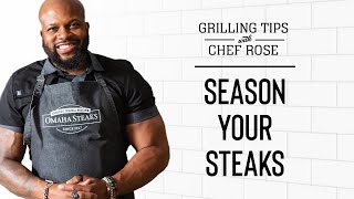 Grilling Tip How to Season Steak [upl. by Nivlek]