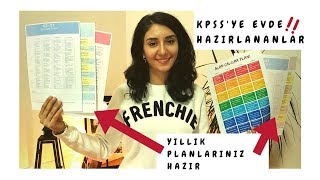 KPSSye EVDE HAZIRLANANLAR İÇİN ÇALIŞMA PLANI hafta hafta ay ay [upl. by Alisha]