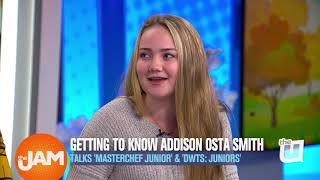 Addison Osta Smith talks Dancing with the Stars Juniors amp Disney Night [upl. by Rolyt]