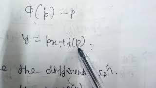 Lecture 5 Ba 1stCLAIRAUTS EQUATION [upl. by Buttaro]