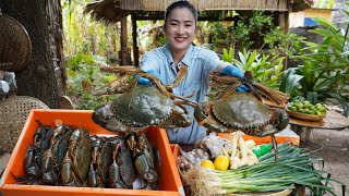 quot Huge mud crabs   Yummy 3 recipes with mud crabs  Amazing cooking video [upl. by Marcellina]