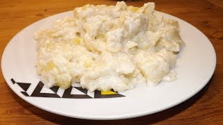 Tejfölös krumplis tészta  családi recept [upl. by Dnomar]