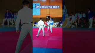 Watch till the end 🤣 taekwondo fighting ajaytamangtkd shorts [upl. by Leahcimal]