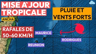 Tempête tropicale Ancha Quels impacts sur l’île Maurice Rodrigues et la Réunion [upl. by Leasi]