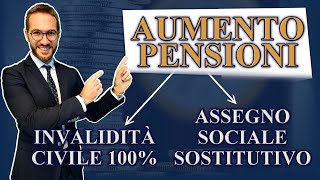 Aumento assegno sociale  NOVITÀ ASSOLUTA PER ULTRASESSANTASETTENNI  OVER 67 [upl. by Yeltrab205]