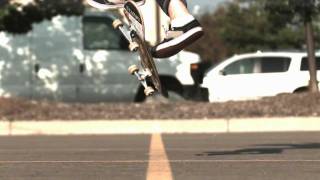 Skateology nollie late kickflip 1000 fps slow motion [upl. by Hselin]