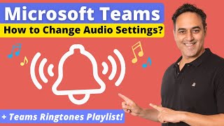 How to Change Audio Settings in Microsoft Teams Microsoft Teams Tutorial [upl. by Mahtal]