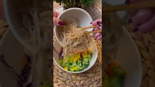 LOW CARB SESAME NOODLE DELICIOUSNESS 🔥 shortsvideo fyp [upl. by Redleh]