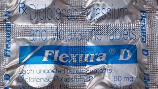 Flexura D Tablet Uses  Diclofenac potassium and Metaxalone Tablets Uses in Hindi [upl. by Kwapong]