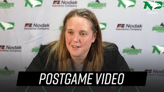 UND Womens Basketball  Mallory Bernhard Postgame Press Conference  11124 [upl. by Raji]