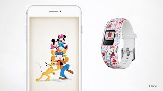 Garmin vívofit jr 2 Navigating the Disney Minnie Mouse App Adventure and Game [upl. by Wolfram164]