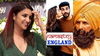 Parineeti Chopra OPENS UP About Her Upcoming Films Namaste England amp Kesari [upl. by Odelia193]