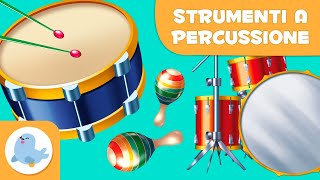 Gli strumenti a percussione per bambini Episodio 1  Impara la musica [upl. by Sellma]