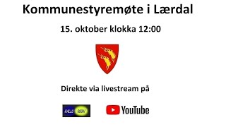 Kommunestyremøte i Lærdal 15 oktober 2024 [upl. by Nosliw]